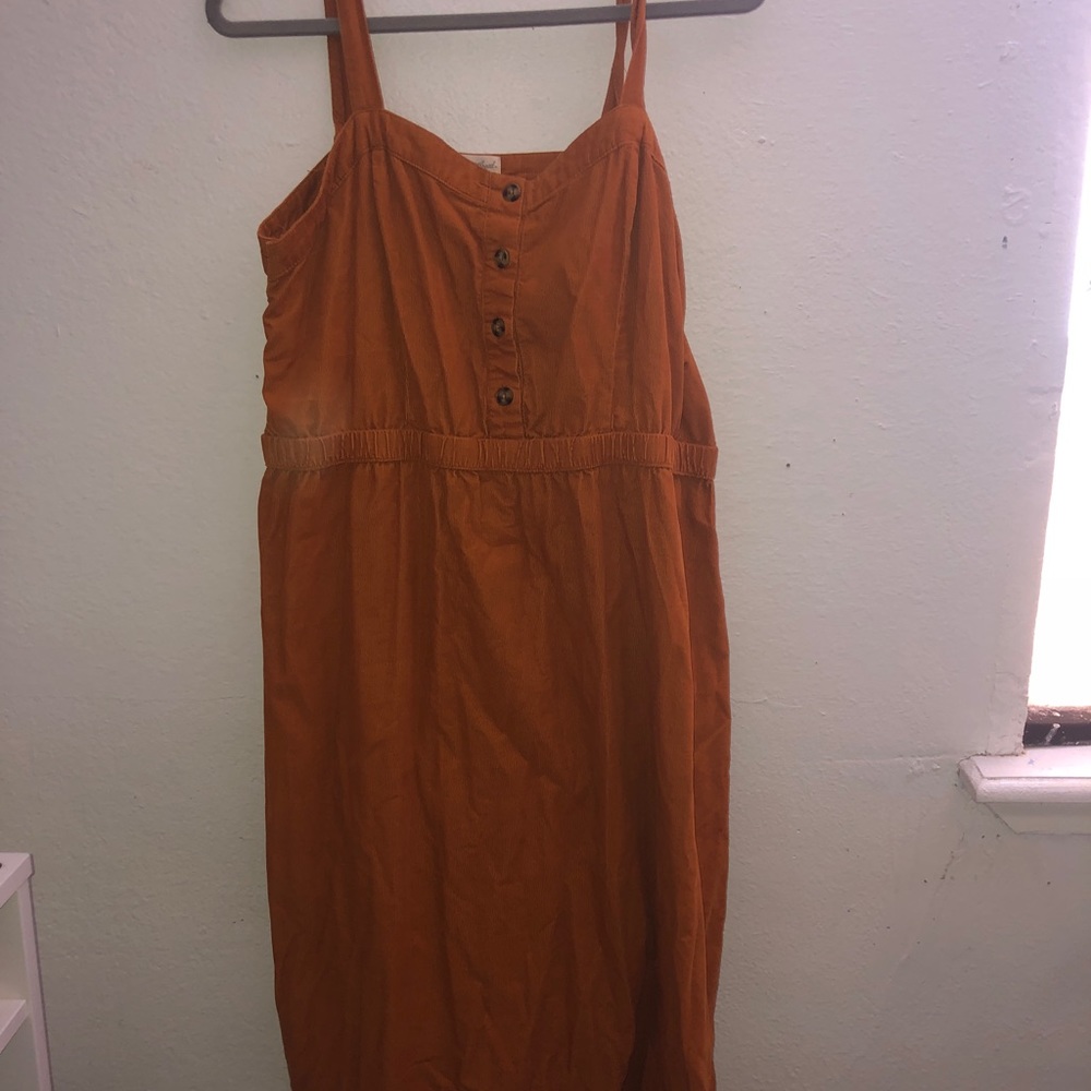 Fall corduroy dress stretchy
